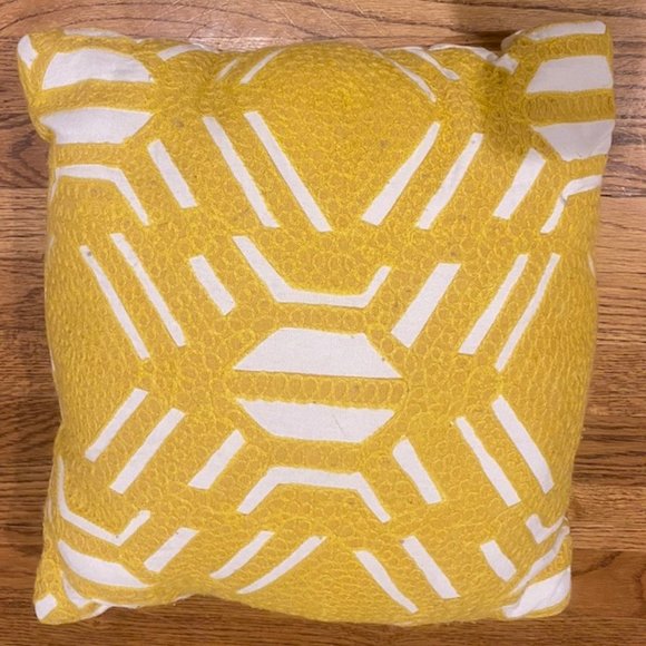 target yellow throw pillow